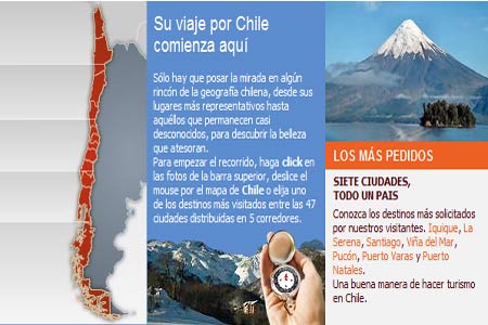 Mapa Welcome Chile